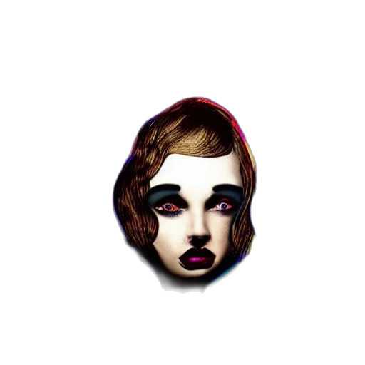 mask, face, jewelry, crown, pixel art, photorealistic, 3d render, cartoon transparent PNG cut-out