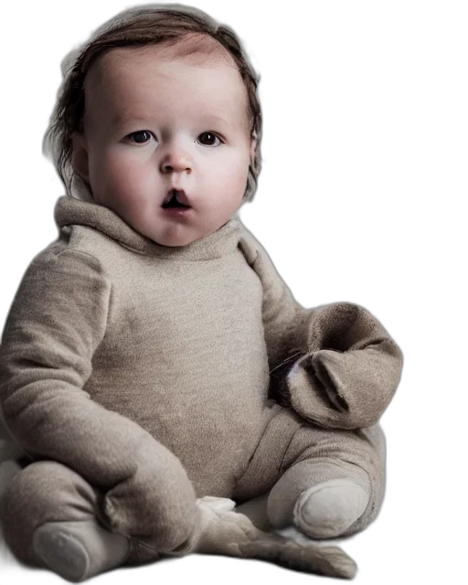 face, jacket, creature, animal transparent PNG cut-out