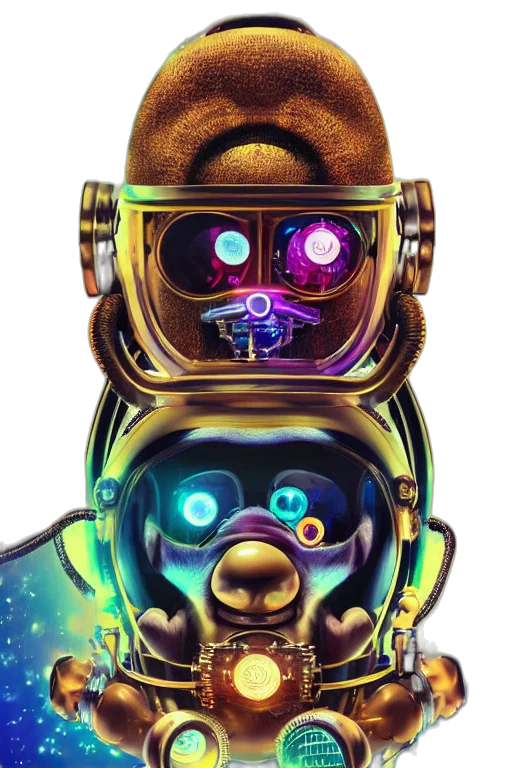 robot, mask, face, concept art transparent PNG cut-out