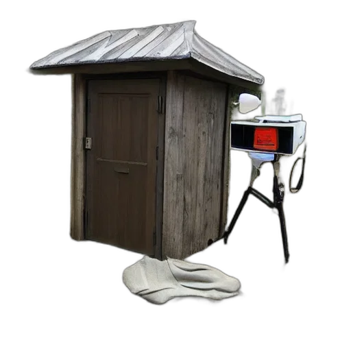 furniture, robot, staff, shoes, 3d render, photorealistic, outhouse, gaming transparent PNG cut-out