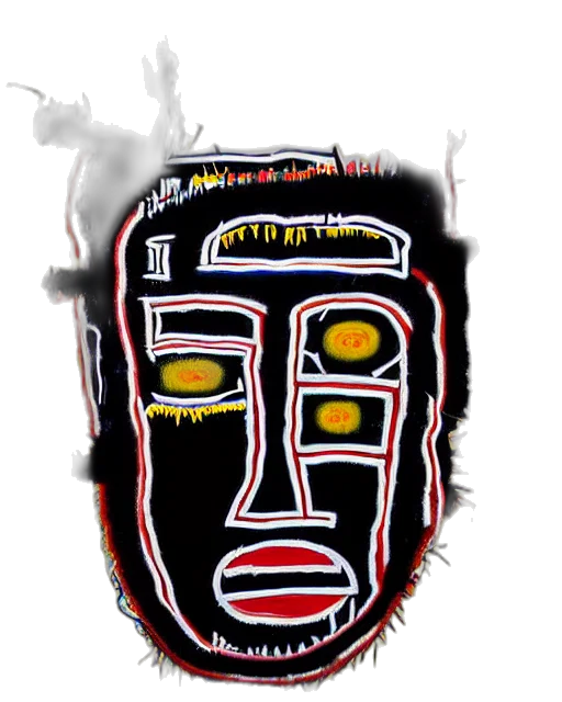 mask, face, robot, creature transparent PNG cut-out