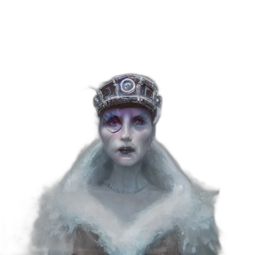 crown, face, mask, creature transparent PNG cut-out
