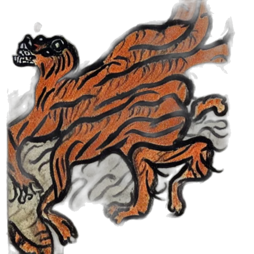 dragon, animal, creature, staff, fantasy art, concept art, watercolor, pixel art transparent PNG cut-out