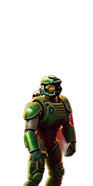 robot, weapon, staff, face, concept art, 3d render, pixel art, comic book art transparent PNG cut-out