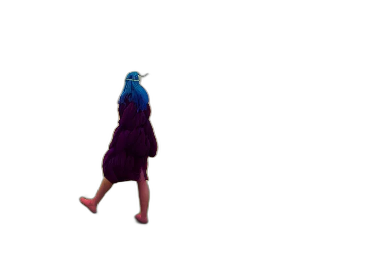 dress, umbrella, creature, hat, 3d render, vaporwave, concept art, pixel art transparent PNG cut-out