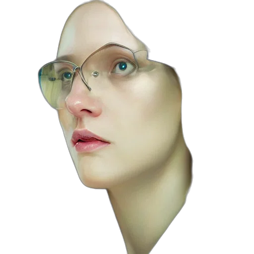 face, mask, robot, crown, photorealistic, 3d render, concept art, oil painting transparent PNG cut-out