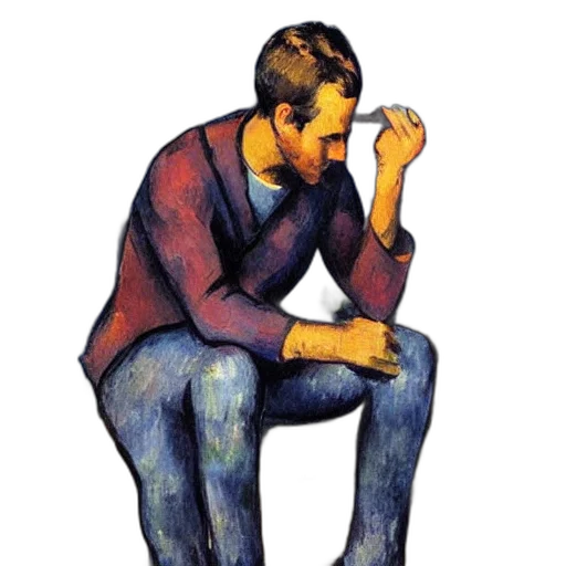 jacket, face, staff, furniture, watercolor, oil painting, concept art, photorealistic transparent PNG cut-out