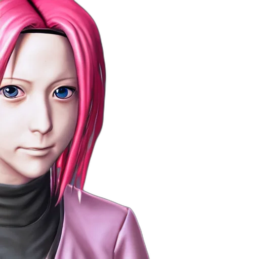 face, staff, 3d render, fantasy art, photorealistic, concept art, pastel, sakura transparent PNG cut-out