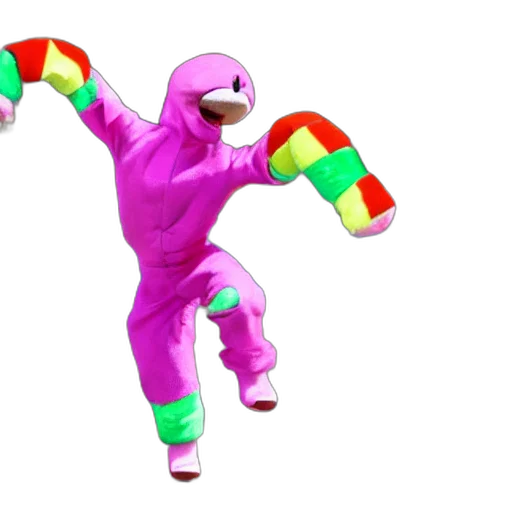 creature, robot, jacket, mask, 3d render, vaporwave, concept art, neon transparent PNG cut-out