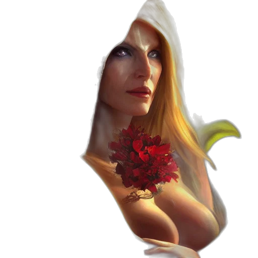 flower, jewelry, crown, face transparent PNG cut-out