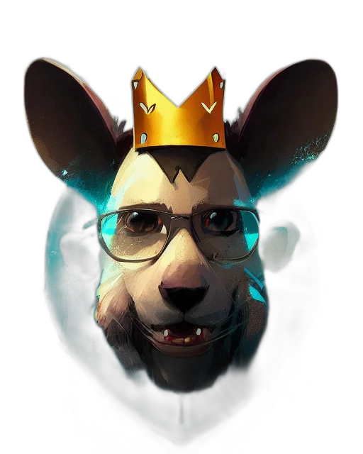 crown, staff, mask, animal transparent PNG cut-out