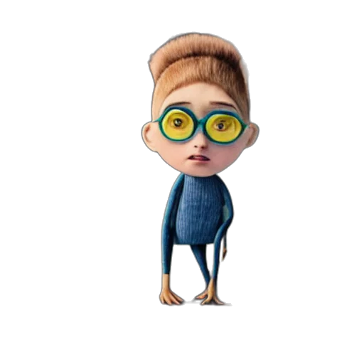 staff, jacket, animal, creature, cartoon, 3d render, concept art, photorealistic transparent PNG cut-out