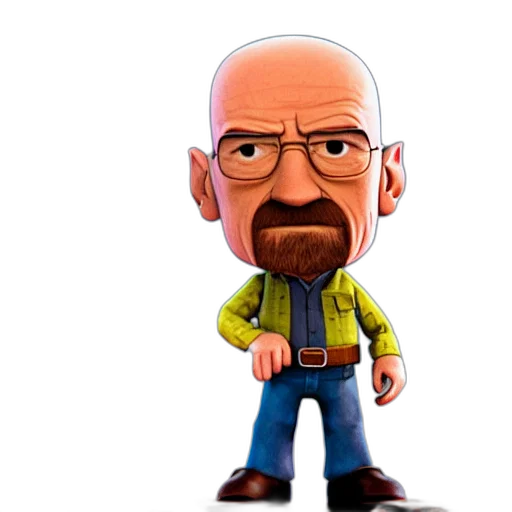 jacket, staff, cartoon, 3d render transparent PNG cut-out