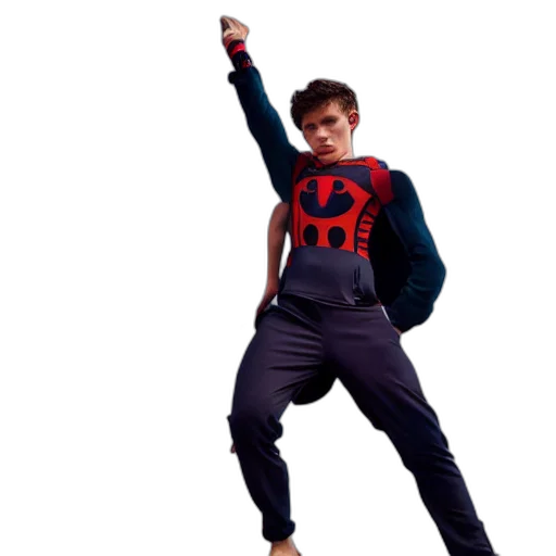 jacket, 3d render, concept art, tom, holland, dabbing, canon, eos transparent PNG cut-out