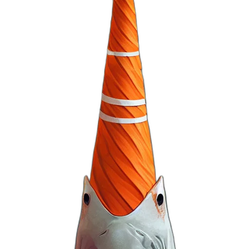 staff, hat, animal, umbrella, 3d render, concept art, cartoon, photorealistic transparent PNG cut-out