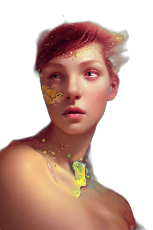 face, crown, mask, jewelry, photorealistic, fantasy art, concept art, oil painting transparent PNG cut-out