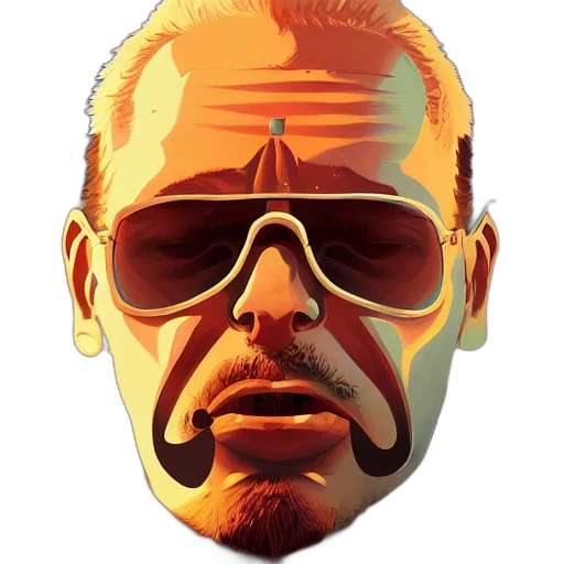 face, mask, staff, cartoon transparent PNG cut-out