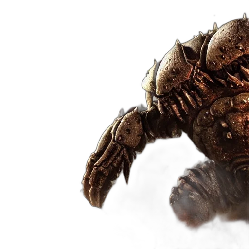 creature, concept art, fantasy art, 3d render transparent PNG cut-out