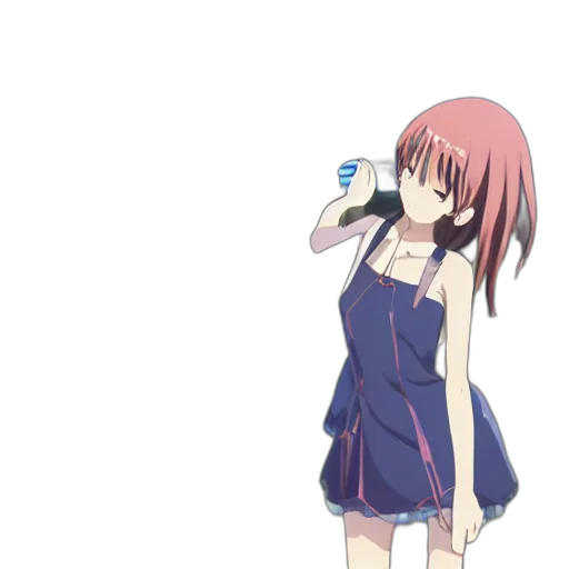 dress, bottle, weapon, robot transparent PNG cut-out
