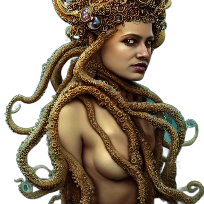 hair, crown, creature, jewelry transparent PNG cut-out