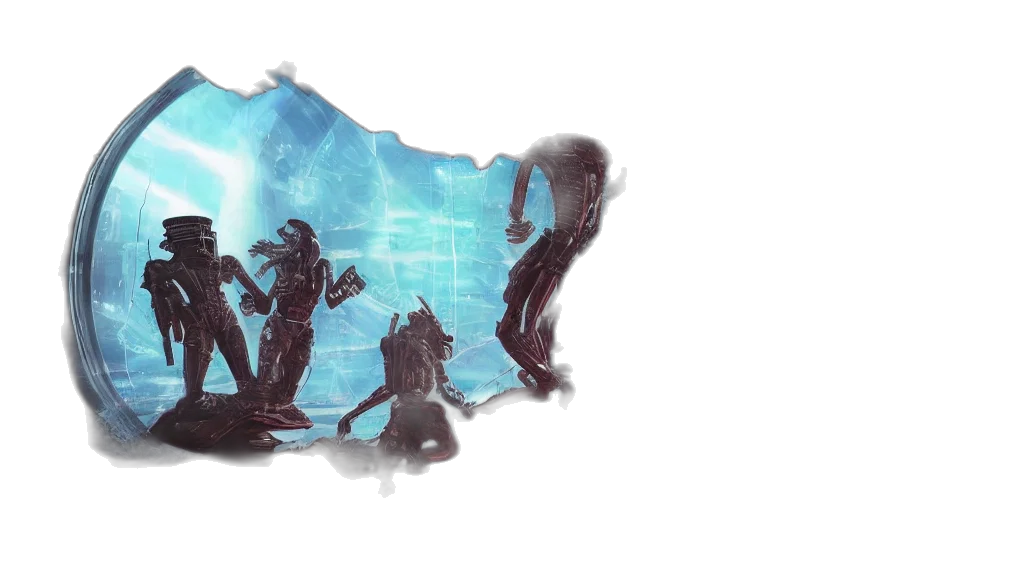 concept art, fantasy art, vaporwave, 3d render transparent PNG cut-out