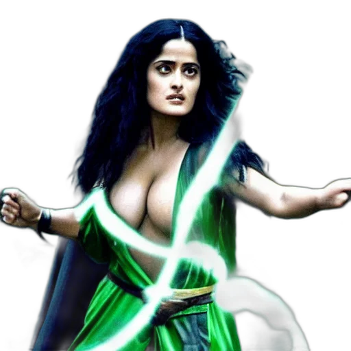 comic book art, concept art, fantasy art, neon lights transparent PNG cut-out