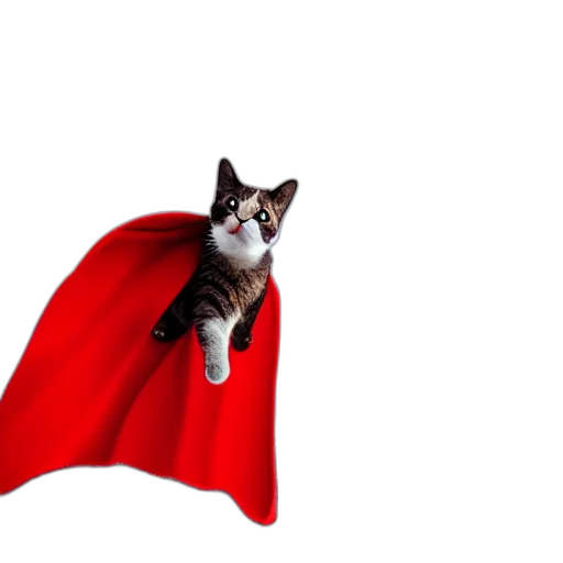 animal, cat, red, cape transparent PNG cut-out
