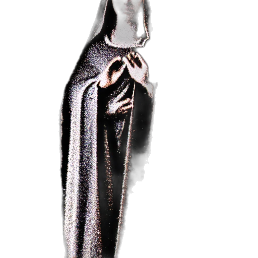 dress, jewelry, staff, crown transparent PNG cut-out