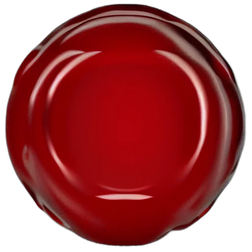 jewelry, food, crown, furniture, 3d render, photorealistic, red, dark transparent PNG cut-out