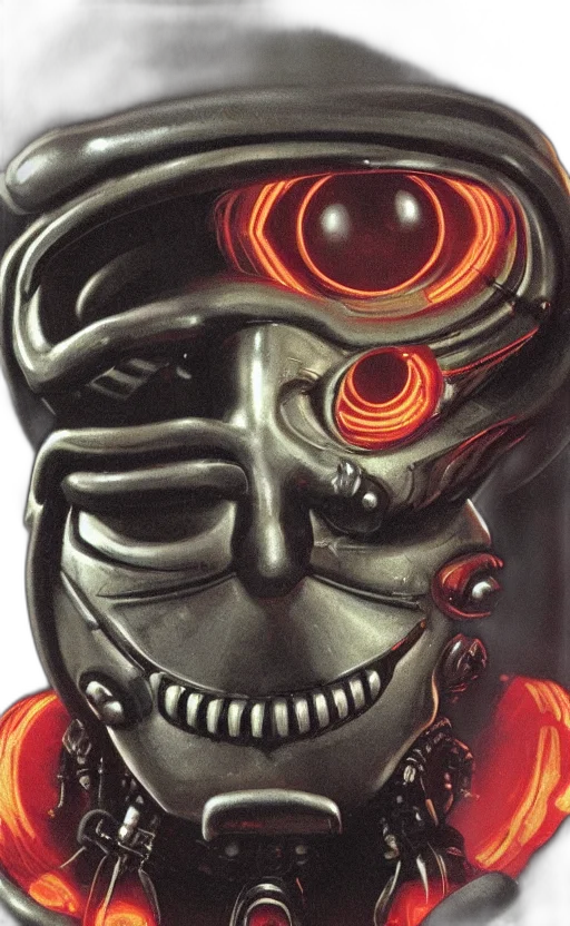 mask, robot, face, concept art transparent PNG cut-out