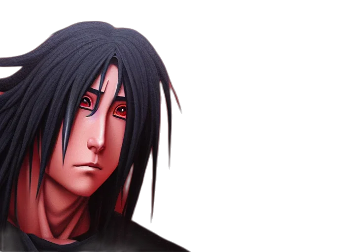 face, mask, hair, 3d render transparent PNG cut-out