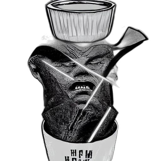 bottle, mask, face, robot transparent PNG cut-out