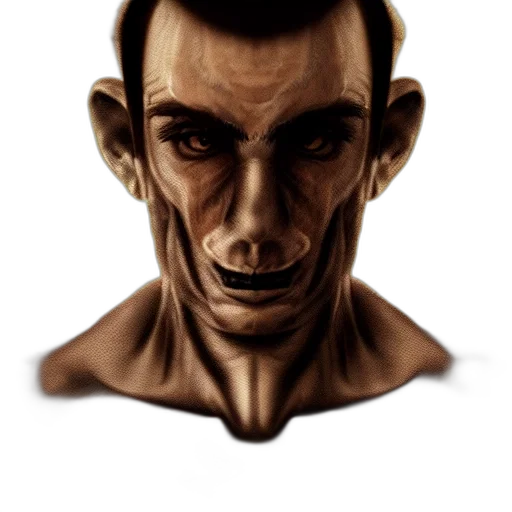 face, mask, creature, robot transparent PNG cut-out