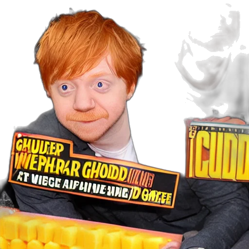 weapon, food, rupert, grint transparent PNG cut-out
