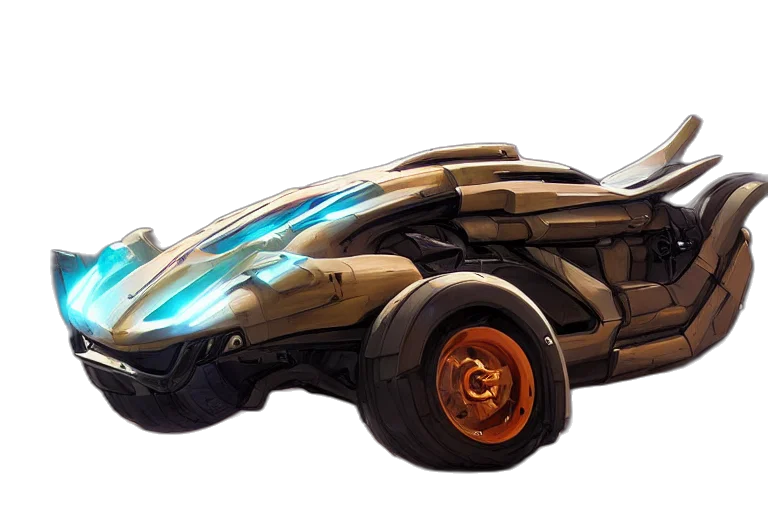 car, concept art, 3d render, vehicule transparent PNG cut-out