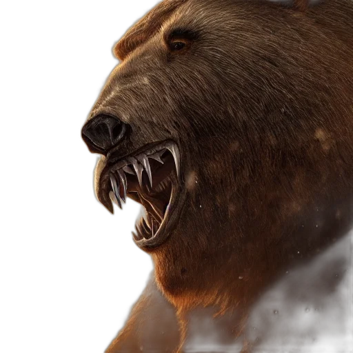 animal, creature, concept art, photorealistic transparent PNG cut-out