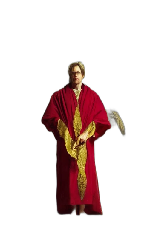 staff, jacket, dress, sword transparent PNG cut-out