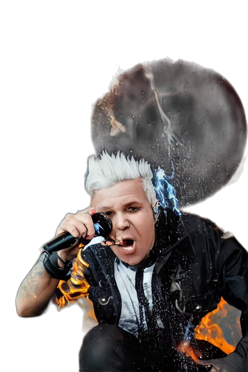 hair, jacket, creature, hat transparent PNG cut-out