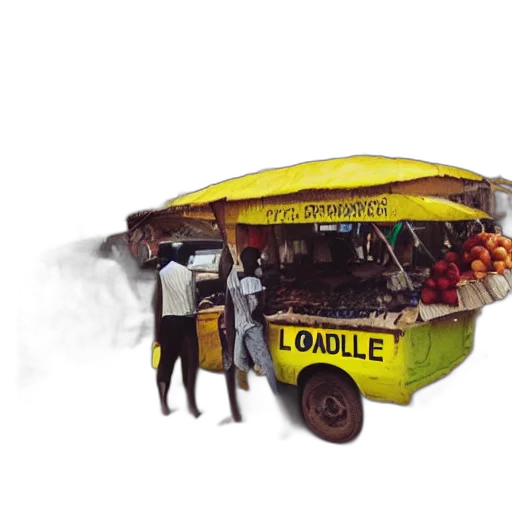 food, staff, umbrella, car transparent PNG cut-out