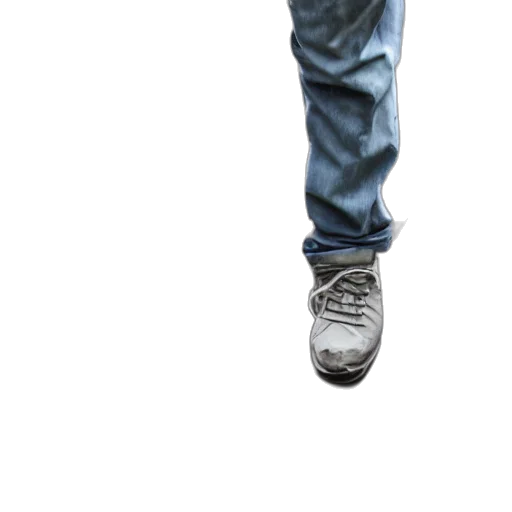 shoes, staff, jacket, face transparent PNG cut-out
