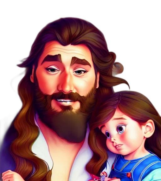 photorealistic, cartoon, fantasy art, 3d render transparent PNG cut-out