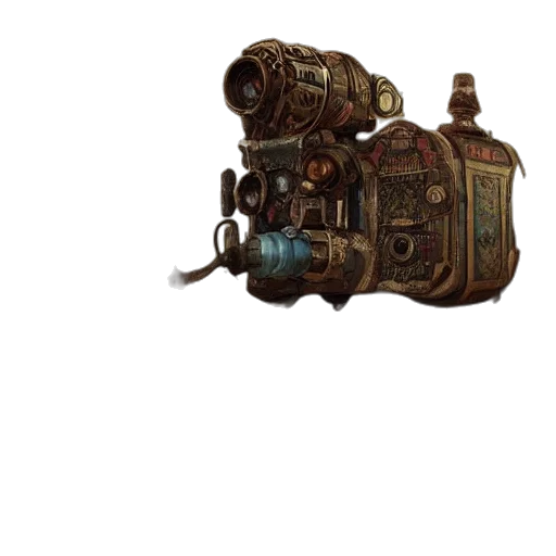 robot, weapon, staff, bottle transparent PNG cut-out