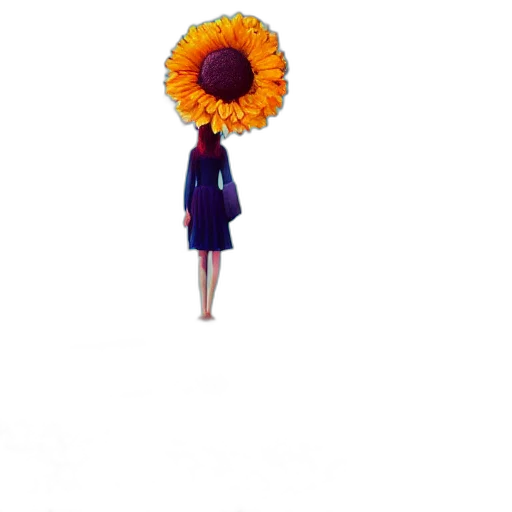 flower, dress, umbrella, crown transparent PNG cut-out