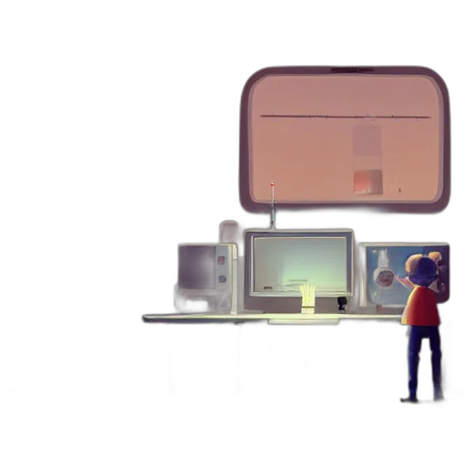 robot, car, furniture, concept art transparent PNG cut-out