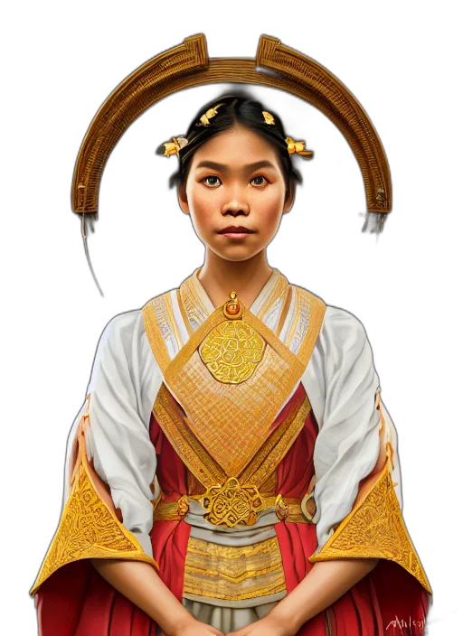 staff, crown, jewelry, face, fantasy art, concept art, photorealistic, 3d render transparent PNG cut-out