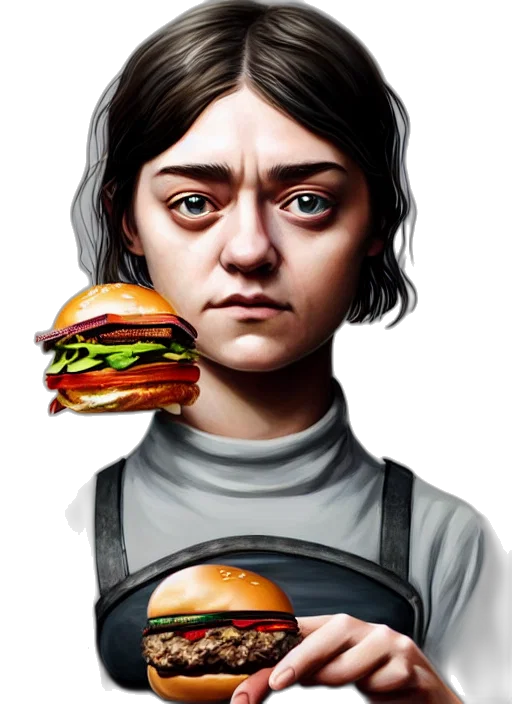 food, face, creature, animal, concept art, photorealistic, comic book art, fantasy art transparent PNG cut-out