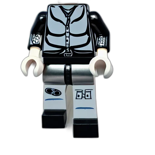 robot, 3d render, monochrome, lego transparent PNG cut-out