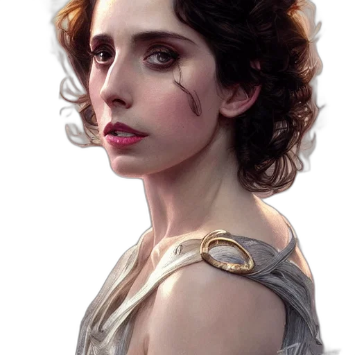 face, jewelry, dress, fantasy art transparent PNG cut-out