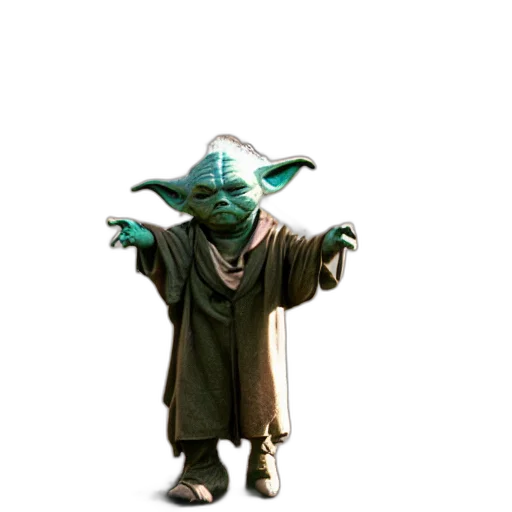 staff, mask, creature, jacket transparent PNG cut-out