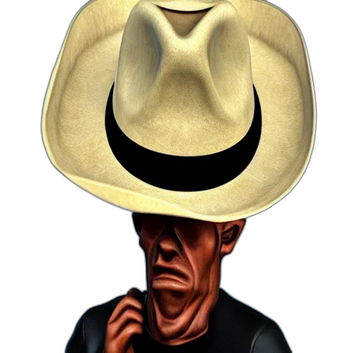 hat, mask, face, staff transparent PNG cut-out